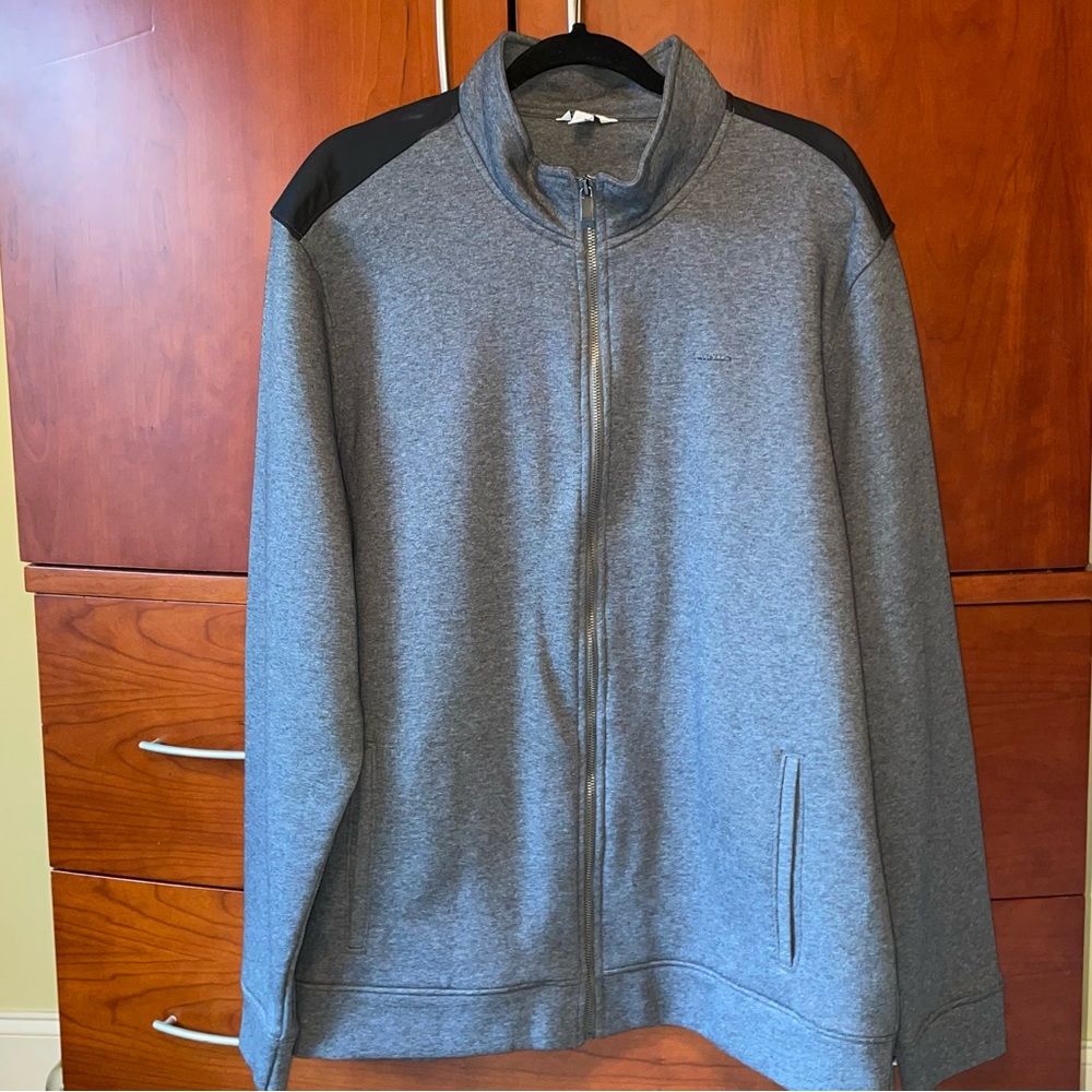 Men’s Calvin Klein Grey Quarter Zip Sweatahirt